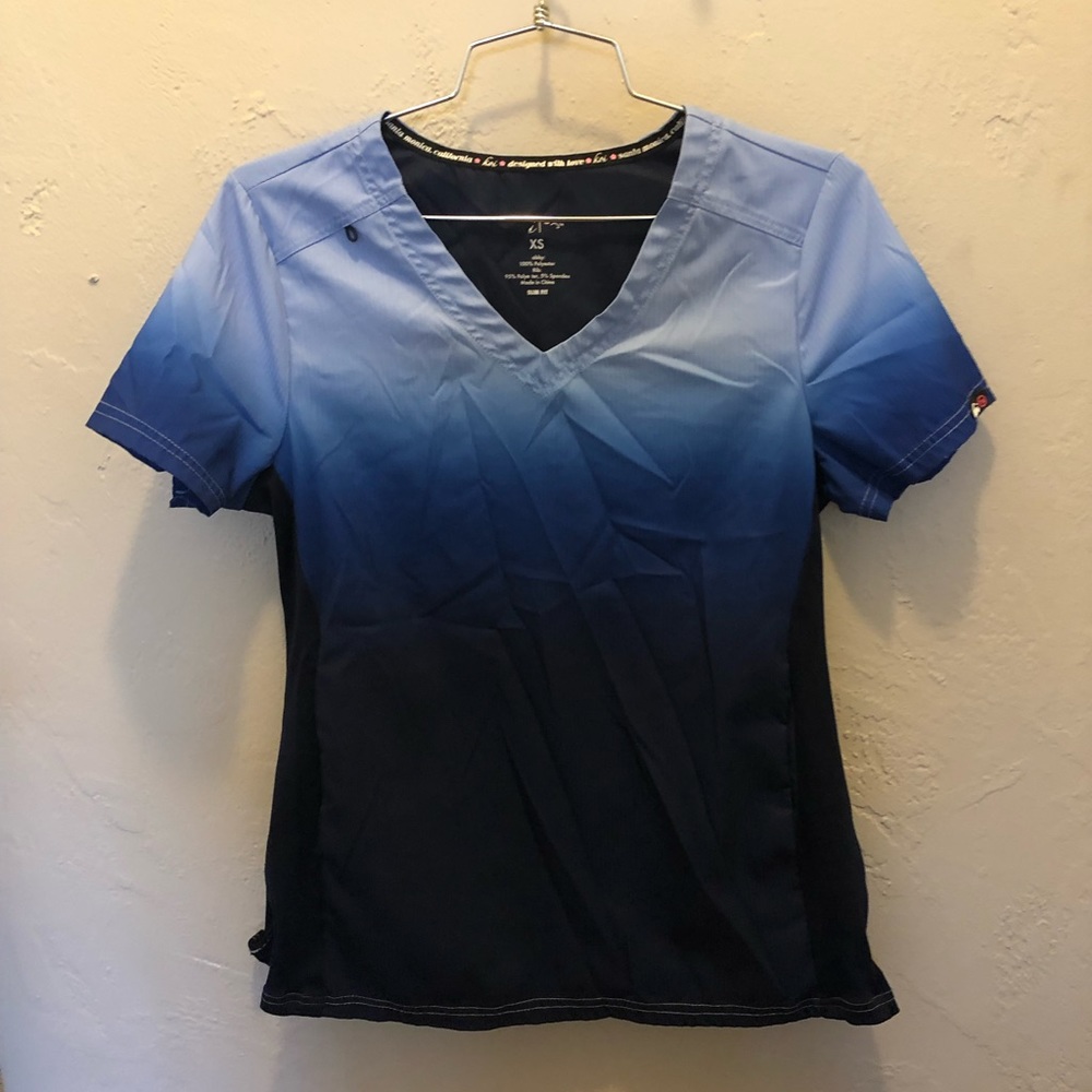 Koi scrub top